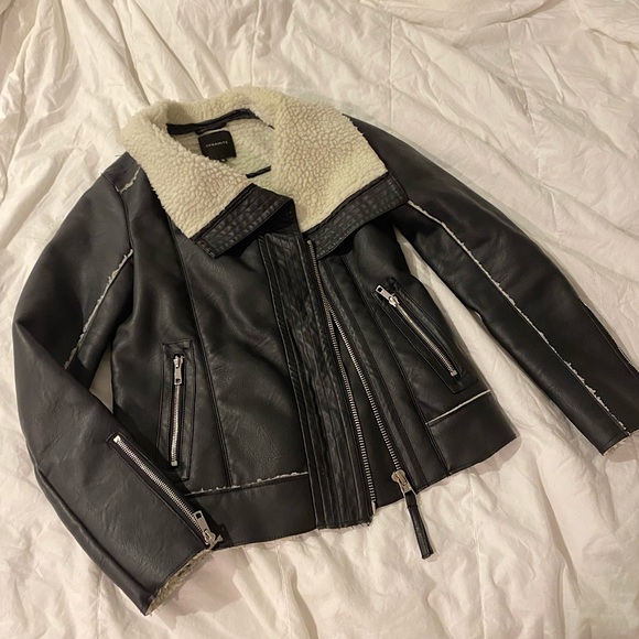 Vegan Leather Jacket - Picture 1 of 10